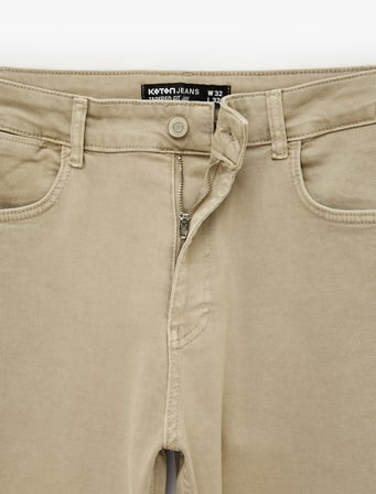 Pamuklu Normal Bel Cepli Tapered Fit Jean Pantolon - Joe Jean