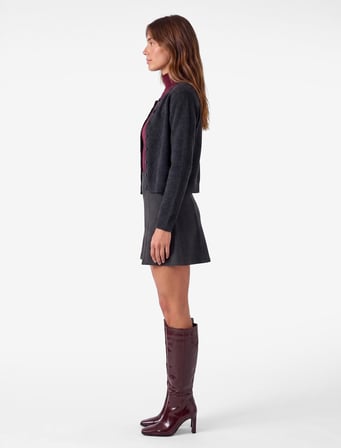 Slim Fit A Kesim Mini Etek