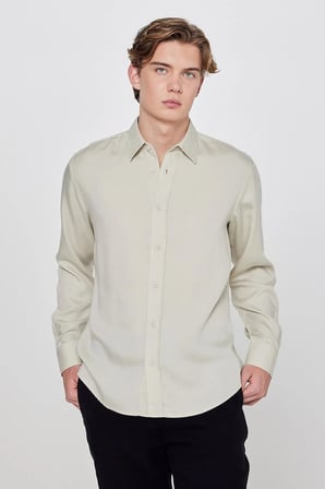 Lee Tencel Regular Fit Erkek Gömlek L2610084299