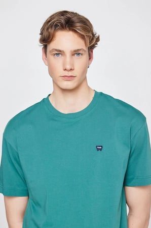 Small Logo Bisiklet Yaka Erkek T-shirt W7NM203877G26