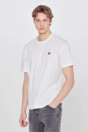 Wrangler Small Logo Bisiklet Yaka Erkek T-shirt W7NM203877102