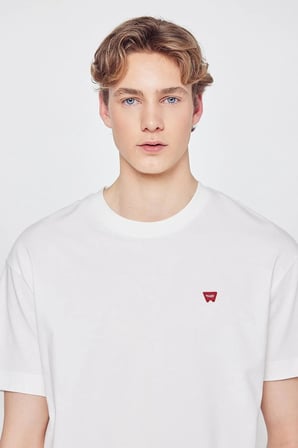 Wrangler Small Logo Bisiklet Yaka Erkek T-shirt W7NM203877102