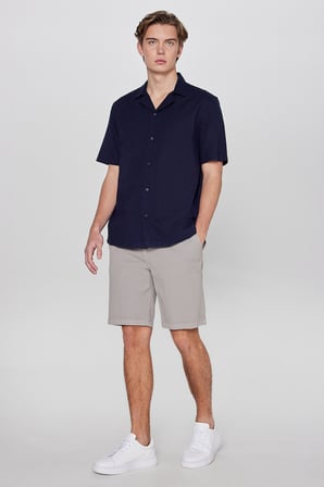 Yumuşak Dokulu Relaxed Fit Rahat Kesim Cepli Şort