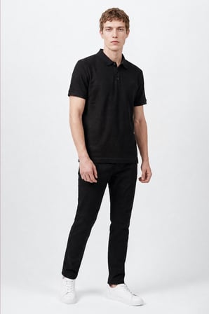 %100 Pamuk Regular Fit Normal Kesim Polo Yaka Tişört