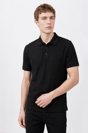%100 Pamuk Regular Fit Normal Kesim Polo Yaka Tişört