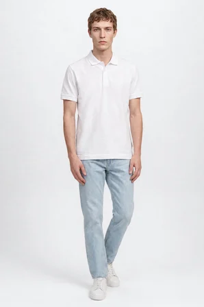 Pamuklu Regular Fit Normal Kesim Polo Yaka Tişört