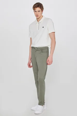 Texas Slim Fit Dar Kesim Normal Bel Siyah Esnek Pantolon