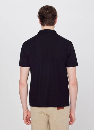 Wrangler Siyah Erkek Regular Fit Logo Baskılı Polo T-Shirt W2610158001 Siyah Polo T-Shirt