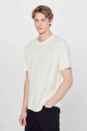 %100 Pamuk Regular Fit Normal Kesim Bisiklet Yaka Basic Premium Tişört
