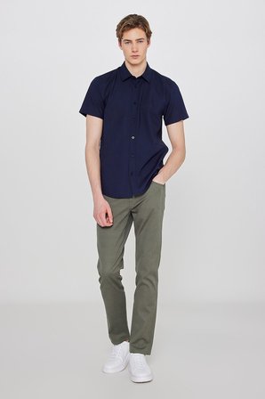 Pamuklu Arizona Straight Fit Cepli Esnek Jean Kot Denim Pantolon