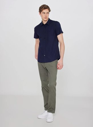 Wrangler Haki Erkek Straight Chino Pantolon W12O021801 Haki Chino Pantolon