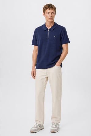 Pamuklu Arizona Straight Fit Cepli Esnek Jean Kot Denim Pantolon