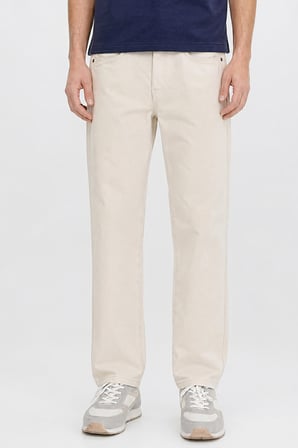Pamuklu Arizona Straight Fit Cepli Esnek Jean Kot Denim Pantolon