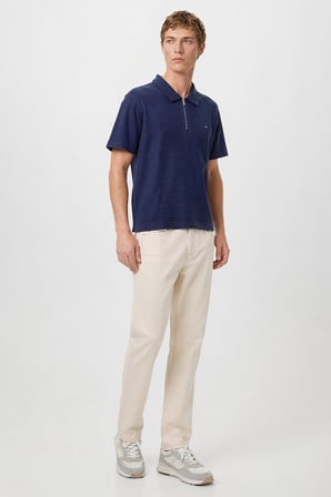Pamuklu Arizona Straight Fit Cepli Esnek Jean Kot Denim Pantolon