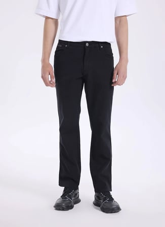 Siyah Erkek Pamuklu Chino Pantolon W1218646001 Siyah Chino Pantolon