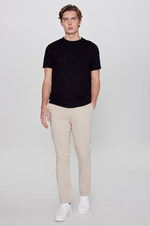 Pamuklu Slim Fit Dar Kesim Esnek Chino Pantolon