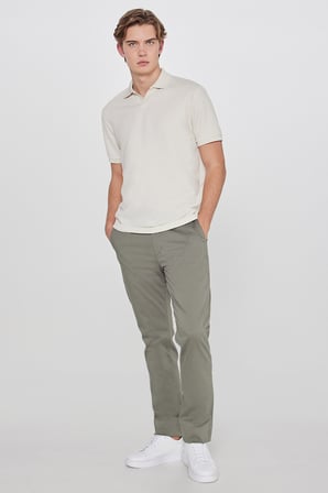 Pamuklu Slim Fit Dar Kesim Esnek Chino Pantolon