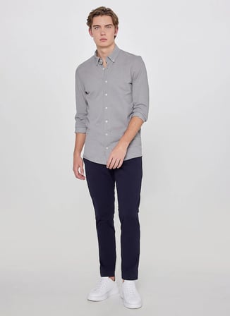 Lee Lacivert Erkek Slim Fit Chino Pantolon L2610164410 Lacivert Chino Pantolon