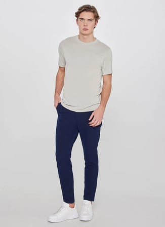 Lee Lacivert Erkek Slim Fit Chino Pantolon L2610165410 Lacivert Chino Pantolon