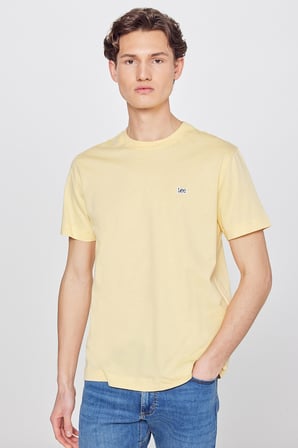 %100 Pamuk Regular Fit Normal Kesim Bisiklet Yaka Logo Detaylı Tişört