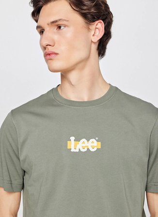 Lee Haki Erkek Regular Fit T-Shirt L241521801 Haki T-Shirt