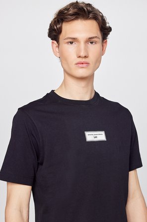 %100 Pamuk Nefes Alan Kumaş Regular Fit  Logo Detaylı Tişört
