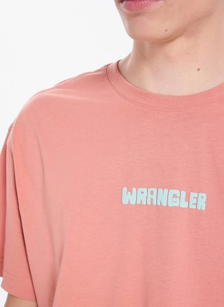 Wrangler Turuncu Erkek Relaxed T-Shirt W2610023UK Somon T-Shirt