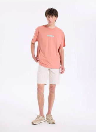 Wrangler Turuncu Erkek Relaxed T-Shirt W2610023UK Somon T-Shirt