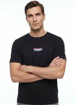 Wrangler T-Shirt, 3XL, Siyah
