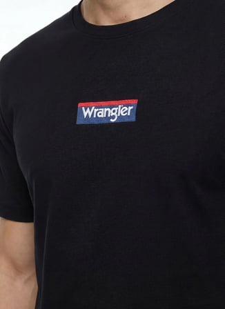 Wrangler T-Shirt, 3XL, Siyah
