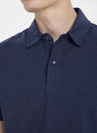 Wrangler Lacivert Erkek Regular Fit Polo T-Shirt W2610193410 Lacivert Polo T-Shirt