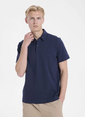 Wrangler Lacivert Erkek Regular Fit Polo T-Shirt W2610193410 Lacivert Polo T-Shirt