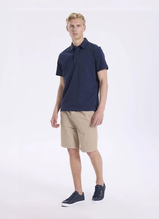 Wrangler Lacivert Erkek Regular Fit Polo T-Shirt W2610193410 Lacivert Polo T-Shirt
