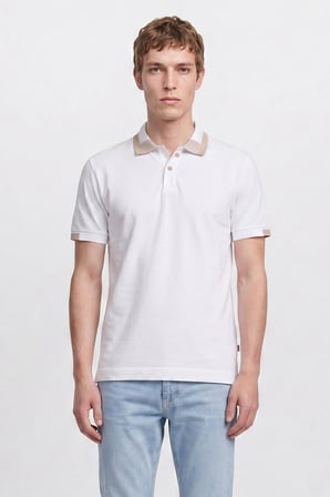 %100 Pamuk Regular Fit Normal Kesim Polo Yaka Tişört