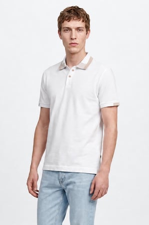 %100 Pamuk Regular Fit Normal Kesim Polo Yaka Tişört