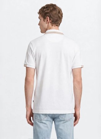 Lee Beyaz Erkek Regular Fit Polo T-Shirt L2610161100