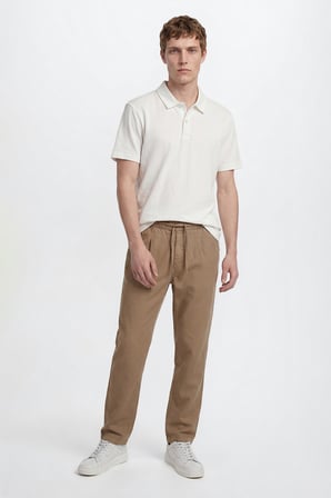 %100 Pamuk Regular Fit Normal Kesim Polo Yaka Tişört