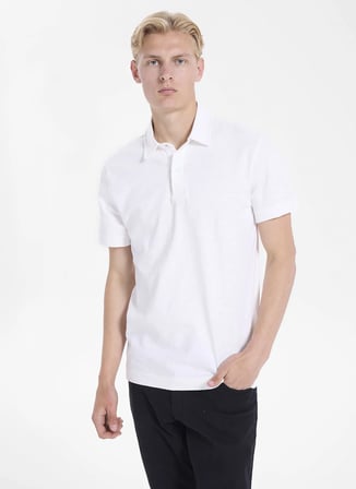 Beyaz Erkek %100 Pamuk Regular Fit Polo T-Shirt W2610193100 Beyaz Polo T-Shirt