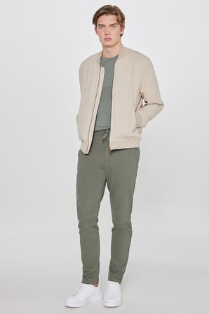 Keten Regular Fit Normal Kesim Cepli Bomber Ceket