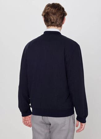 Lee Lacivert Erkek Bomber Regular Fit Ceket L2610125410 Lacivert Ceket