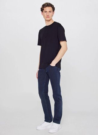 Lee Siyah Erkek Relaxed Logo Baskılı T-Shirt L2610041001 Siyah T-Shirt
