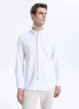 Lee Slim Fit Beyaz Erkek Gömlek L2610157100 Beyaz Gömlek