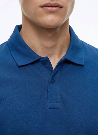 Dockers Mavi Erkek Regular Fit %100 Pamuk Polo T-Shirt D261002