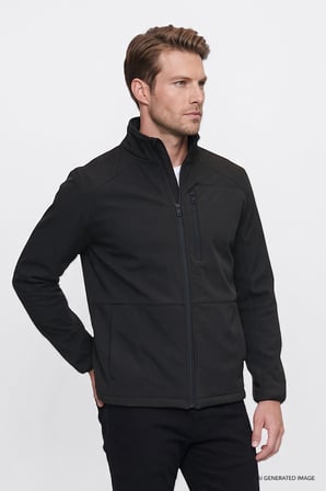 Regular Fit Normal Kesim Gömlek Yaka Cepli Bomber Ceket