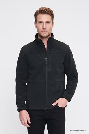 Regular Fit Normal Kesim Gömlek Yaka Cepli Bomber Ceket