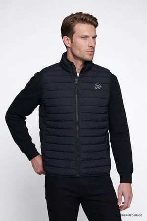 Regular Fit Normal Kesim Dik Yaka Cepli Şişme Yelek