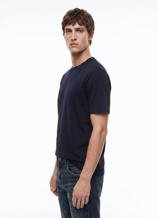 Dockers Siyah Erkek Regular Fit T-Shirt D2620078001_Small Logo T-shirt