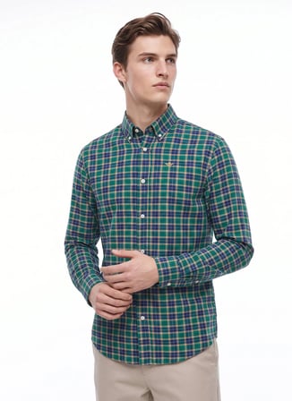 Dockers Yeşil Erkek Ekose Gömlek D2620128300_Ekose Gömlek