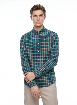 Dockers Yeşil Erkek Ekose Gömlek D2620128300_Ekose Gömlek