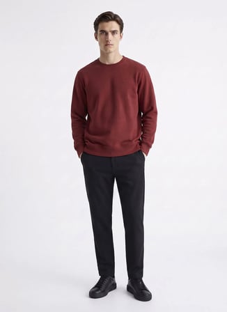 Dockers Sweatshirt, L, Bordo